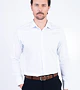 Stretch shirt with linear pattern