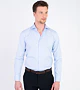 Cotton shirt with linear pattern