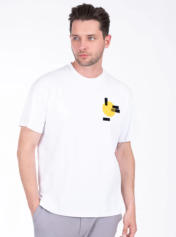 Cotton T-shirt with print