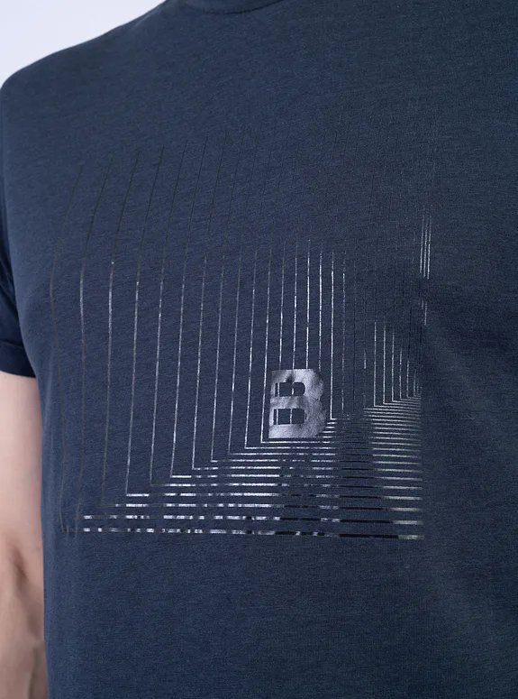 Cotton T-shirt with print
