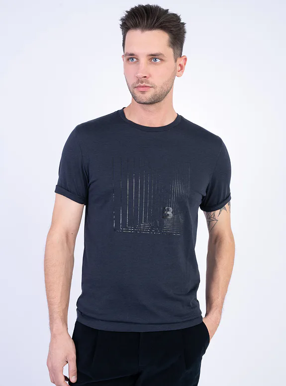 Cotton T-shirt with print