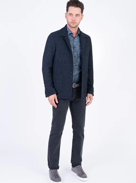 Cotton shirt with pattern