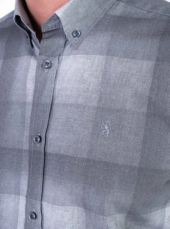 Cotton checked shirt