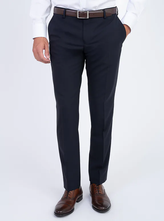 Dark blue stretch pants