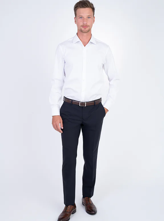 Dark blue stretch pants