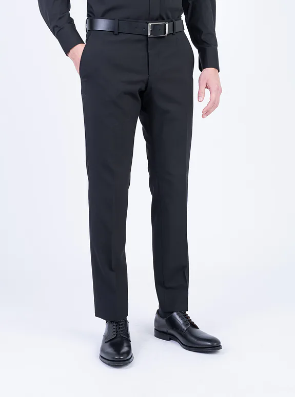 Black stretch pants