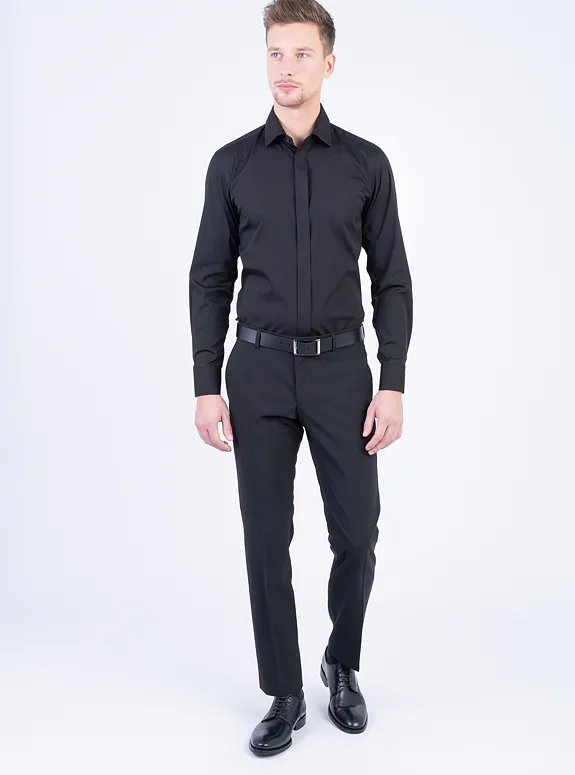 Black stretch pants