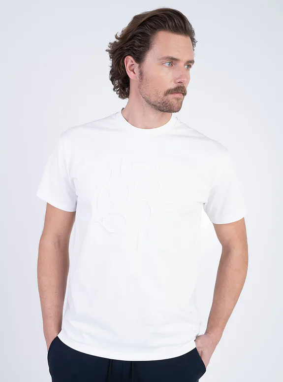 Cotton T-shirt with appliqué