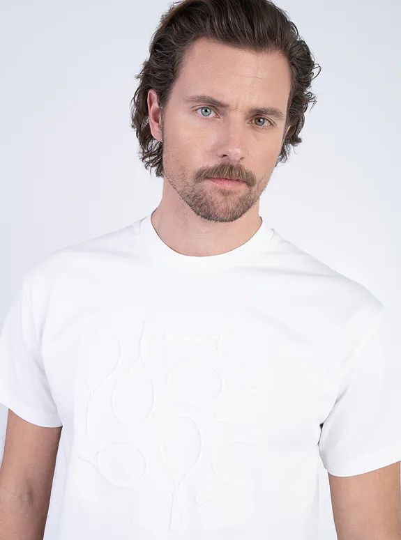 Cotton T-shirt with appliqué